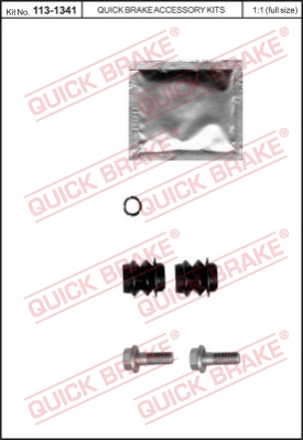 Zestaw naprawczy zacisk hamulcowy QUICK BRAKE 113-1341