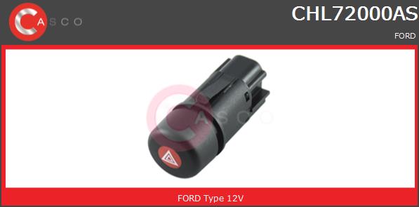 Włącznik świateł awaryjnych CASCO CHL72000AS