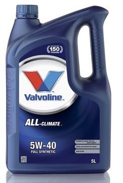 Olej silnikowy VALVOLINE 5W40ALLCLI5