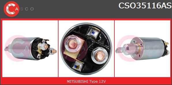 Elektromagnes rozrusznika CASCO CSO35116AS