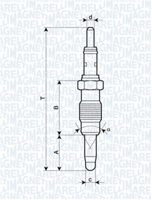 Świeca żarowa MAGNETI MARELLI 062900011304