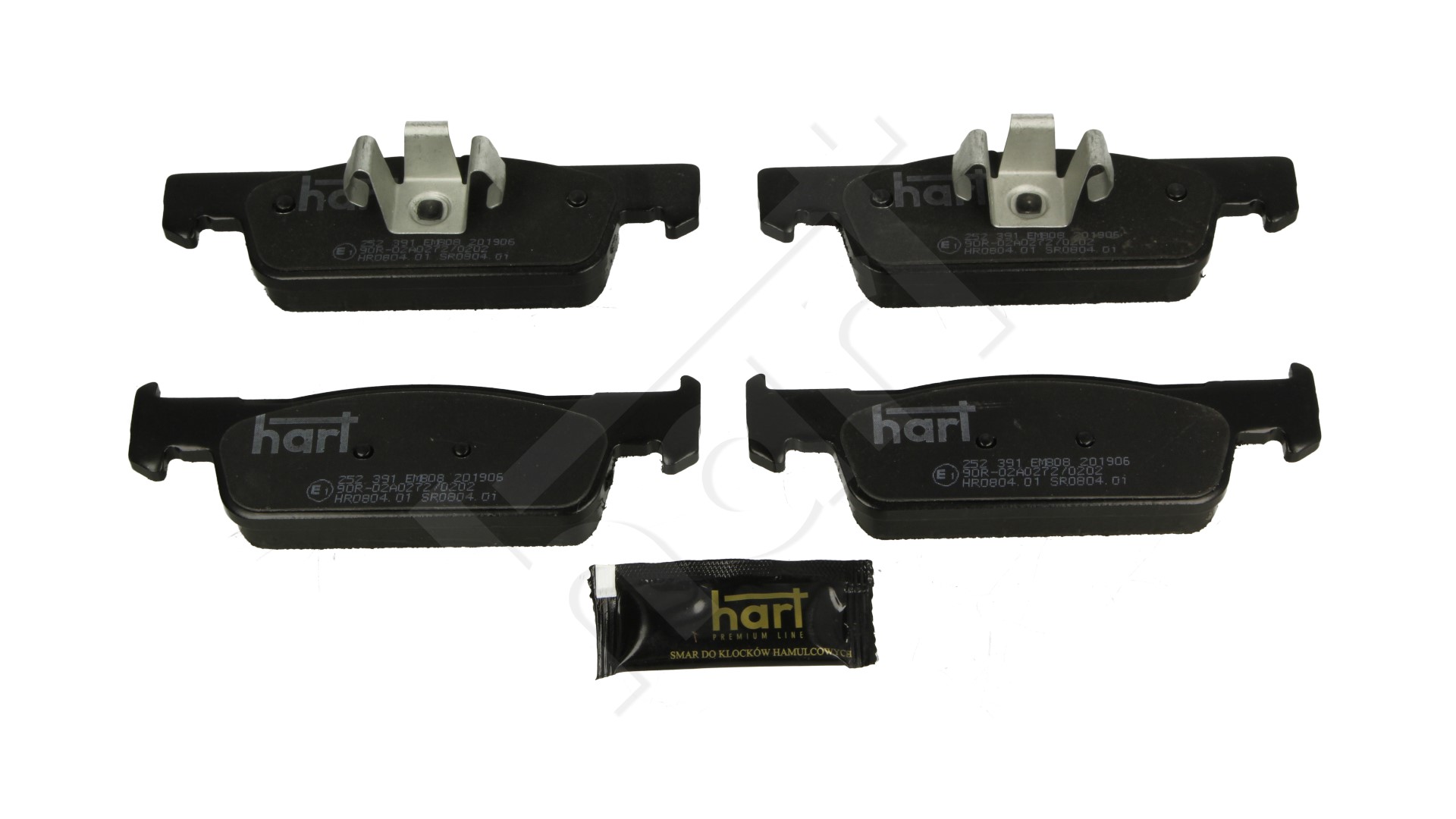 Klocki hamulcowe HART 252 391