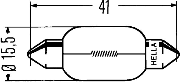 Żarówka kierunkowskazu HELLA 8GM 002 091-251