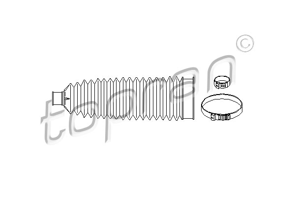 Osłona drążka kierowniczego TOPRAN 700 748