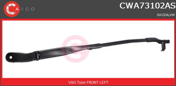 Ramię wycieraczki CASCO CWA73102AS