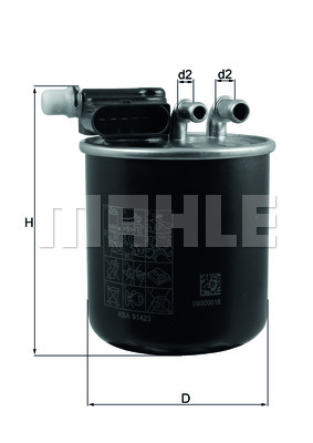 Filtr paliwa KNECHT KL 948
