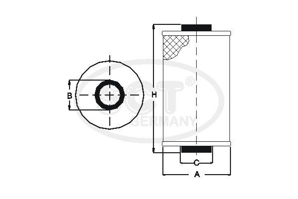 Filtr paliwa SCT GERMANY SC 7058