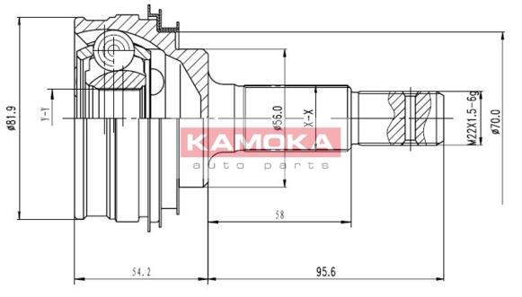 Przegub KAMOKA 6592