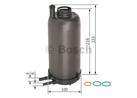 Filtr paliwa BOSCH F 026 402 045