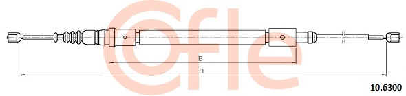 Linka hamulca ręcznego COFLE 10.6300