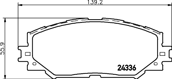 Klocki hamulcowe HELLA 8DB 355 006-861