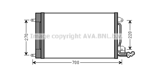 Skraplacz klimatyzacji AVA QUALITY COOLING STA5038D