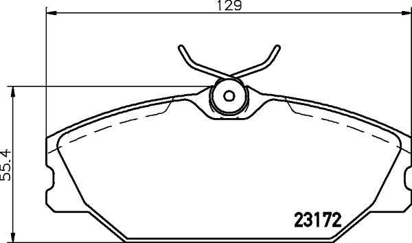 Klocki hamulcowe HELLA 8DB 355 019-391