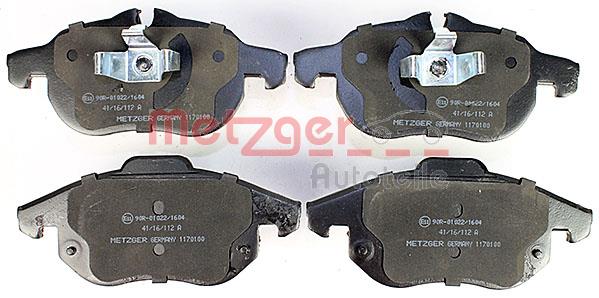 Klocki hamulcowe METZGER 1170100