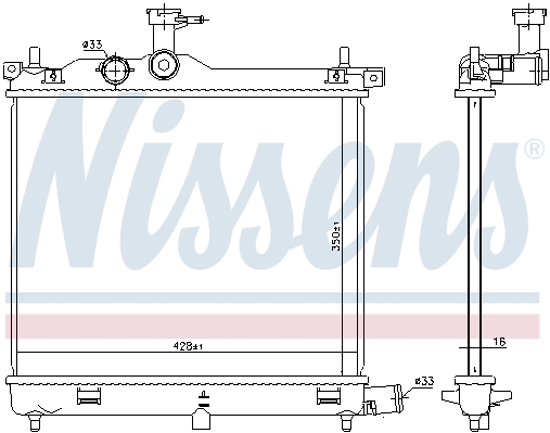 Chłodnica NISSENS 675023