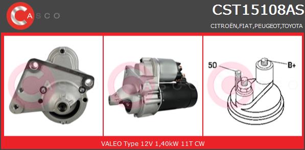 Rozrusznik CASCO CST15108AS