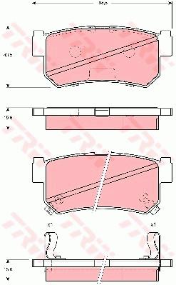 Klocki hamulcowe TRW GDB3382