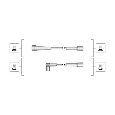Przewody zapłonowe MAGNETI MARELLI 941319170097