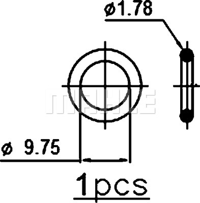 Skraplacz klimatyzacji MAHLE AC 375 000S