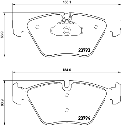 Klocki hamulcowe HELLA 8DB 355 015-031