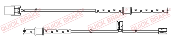 Czujnik zużycia klocków QUICK BRAKE WS 0449 A