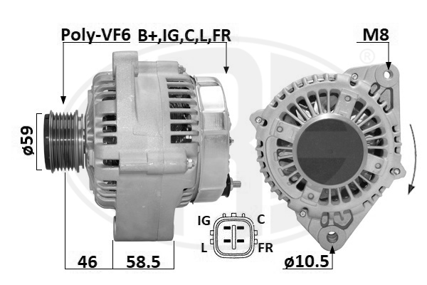 Alternator ERA 209660A