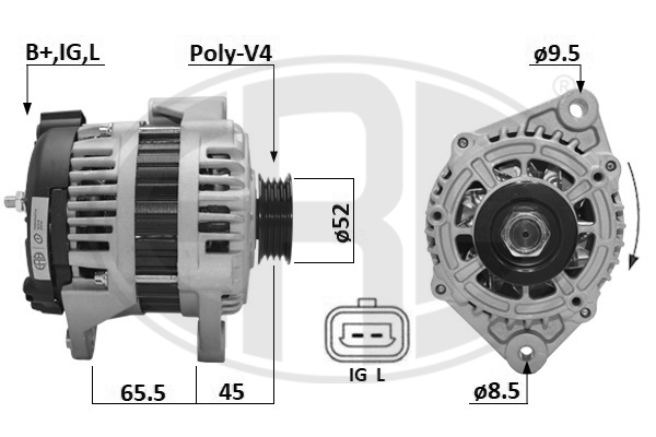 Alternator ERA 209669A