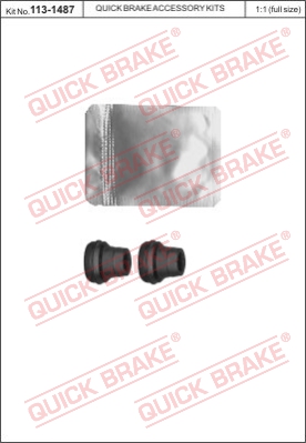 Zestaw naprawczy zacisk hamulcowy QUICK BRAKE 113-1487