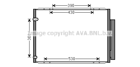 Skraplacz klimatyzacji AVA QUALITY COOLING TO5573D