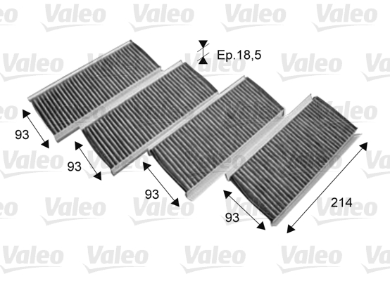 Filtr kabinowy VALEO 715712