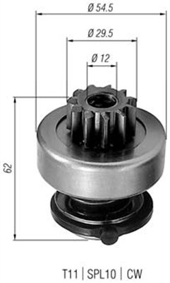Bendiks rozrusznika MAGNETI MARELLI 940113020217