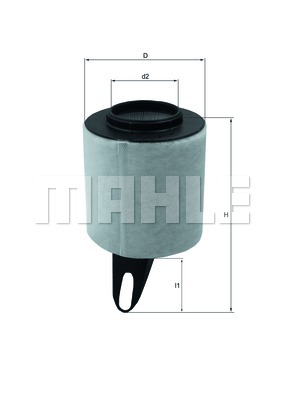 Filtr powietrza KNECHT LX 1650
