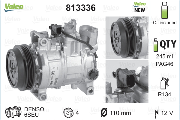 Kompresor klimatyzacji VALEO 813336