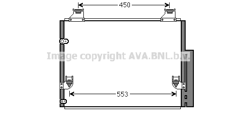 Skraplacz klimatyzacji AVA QUALITY COOLING TO5563D
