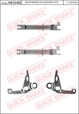 Regulacja szczęk hamulcowych QUICK BRAKE 108 53 002