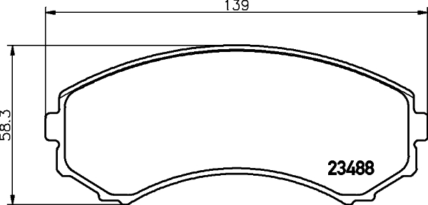 Klocki hamulcowe HELLA 8DB 355 009-461