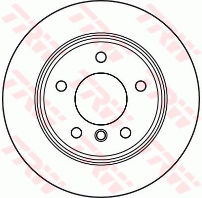Tarcza hamulcowa TRW DF6106