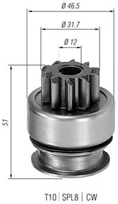 Bendiks rozrusznika MAGNETI MARELLI 940113020177