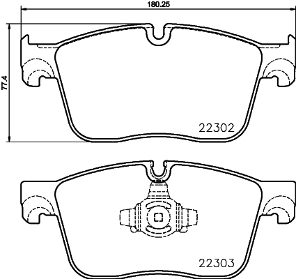 Klocki hamulcowe HELLA 8DB 355 024-661