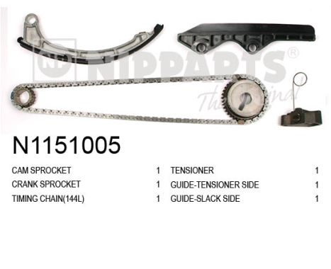 Zestaw łańcucha rozrządu NIPPARTS N1151005