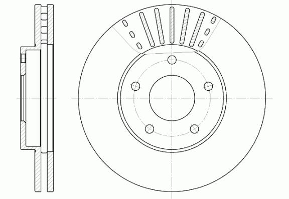 Tarcza hamulcowa REMSA 6681.10