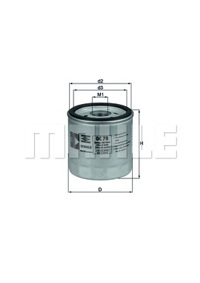 Filtr oleju KNECHT OC 78