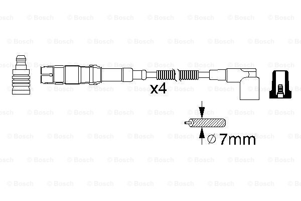 Przewody zapłonowe BOSCH 0 986 356 310