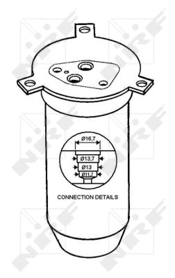 Osuszacz klimatyzacji NRF 33072