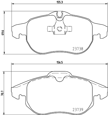 Klocki hamulcowe HELLA 8DB 355 009-311