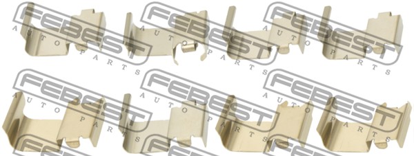 Zestaw akcesoriów montażowych  klocków hamulcowych FEBEST 0403-COLTF