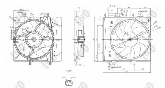 Wentylator ABAKUS 009-014-0007