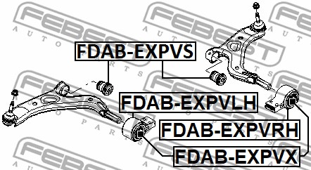 Tuleja wahacza FEBEST FDAB-EXPVX
