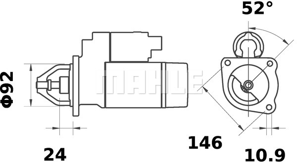 Rozrusznik MAHLE MS 291