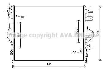 Chłodnica AVA QUALITY COOLING VNA2316